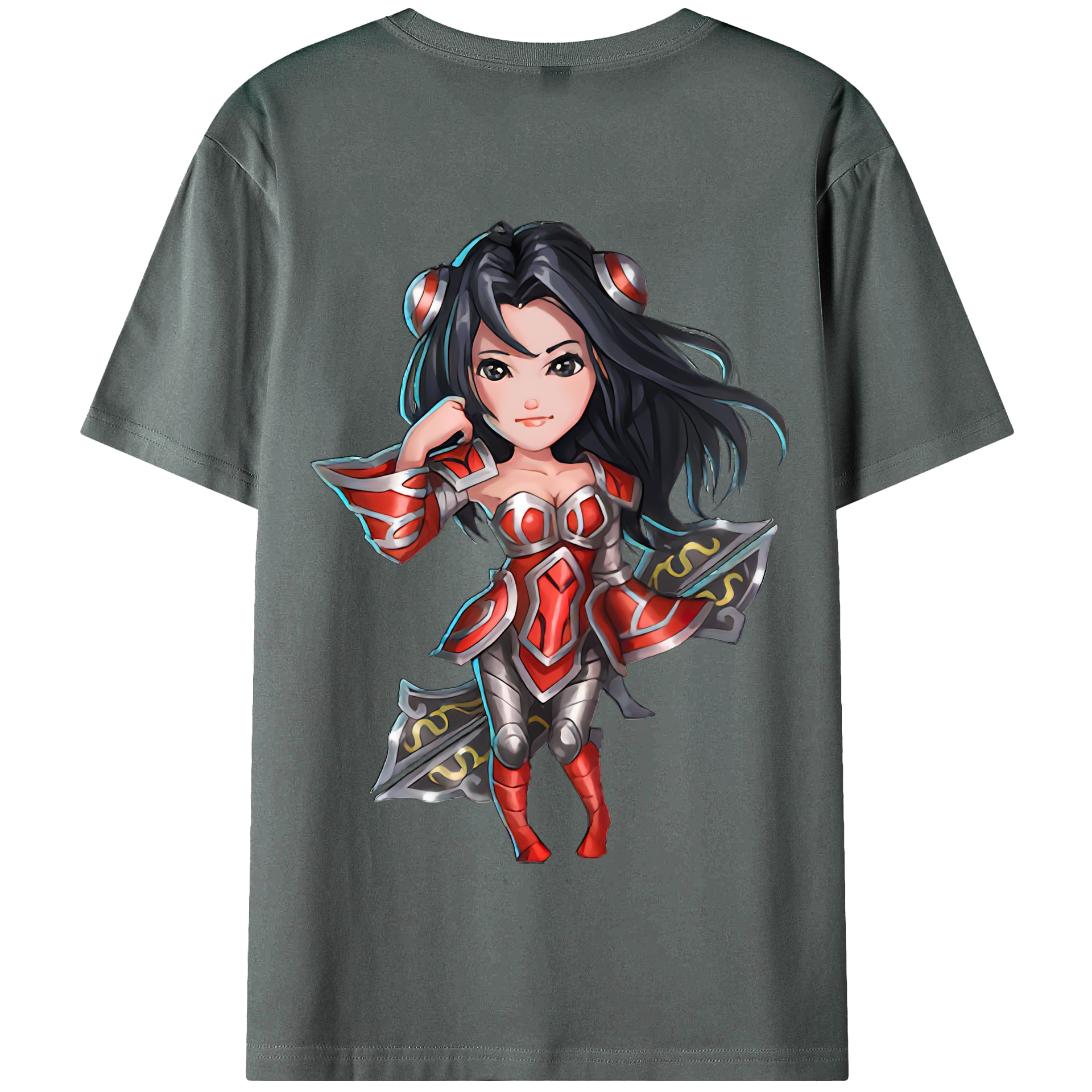 リーグ・オブ・レジェンド League of Legends LOL 綿100％半袖Tシャツ（背面プリント）